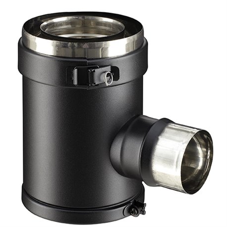 Té TE80/130PGI/9030 PGI branchement Ø 80/130 mm Noir Té TE80/130PGI/9030 PGI branchement Ø 80/130 mm Noir