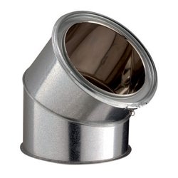 Coude Inox Galva EC45-230 45° Ø 230 mm