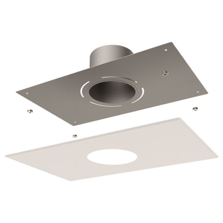 Plaque ventilée PFTV20X40150EM/9020 rectangulaire 40x20 cm Ø 150 mm Blanc Plaque ventilée PFTV20X40150EM/9020 rectangulaire 40x20 cm Ø 150 mm Blanc