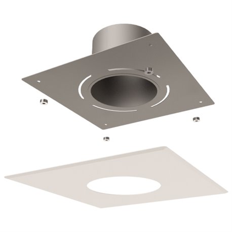 Plaque ventilée PFTV30X30100EM/9020 carrée 30x30 cm Ø 100 mm Blanc Plaque ventilée PFTV30X30100EM/9020 carrée 30x30 cm Ø 100 mm Blanc