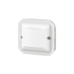 Détecteur mural universel 3 fils 500W LED Plexo composable blanc 069522LA