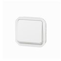 Interrupteur ou va-et-vient témoin 10AX 250V Plexo composable blanc 069612L