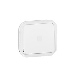Interrupteur temporisé lumineux Plexo composable blanc 069604L