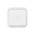 Interrupteur temporisé lumineux Plexo composable blanc 069604L