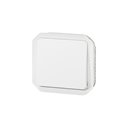 Poussoir NO Plexo composable 10A IP55 IK08 avec enjoliveur blanc 069630L