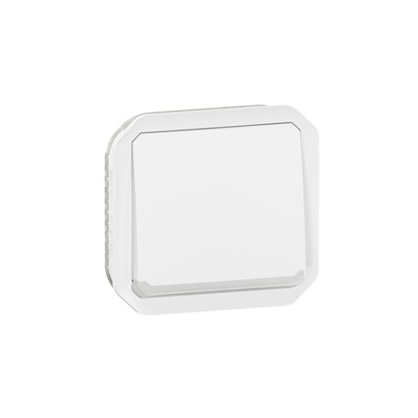 Poussoir NO-NF lumineux Plexo composable blanc 069616L Poussoir NO-NF lumineux Plexo composable blanc 069616L