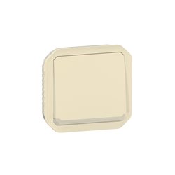 Poussoir NO-NF lumineux Plexo composable sable 069826L