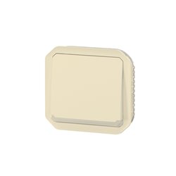 Poussoir NO-NF lumineux Plexo composable sable 069826L