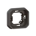 Support plaque encastré 1 poste Plexo anthracite 069606L
