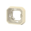 Support plaque encastré 1 poste Plexo sable 069890L