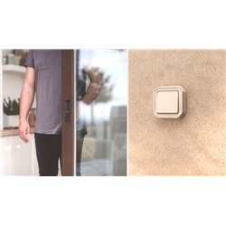 Support plaque encastré 1 poste Plexo sable 069890L
