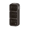 Boîtier saillie à embouts 3 postes horizontaux et verticaux Plexo anthracite 069603L