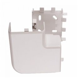Angle plat 90° pour goulotte à clippage direct Mosaic 50x130mm blanc 075643