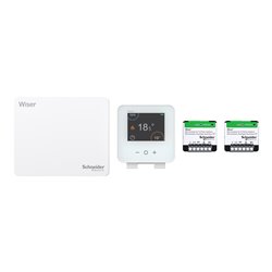 kit thermostat connecté Wiser pour radiateurs FIP électriques Génération 2 CCTFR6905FIPG2
