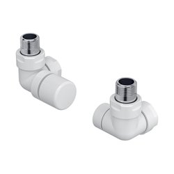 Pack robinetterie manuelle thermostatisable bitube Kit F équerre d'angle, Coloris au choix