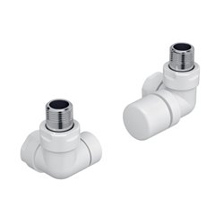 Pack robinetterie manuelle thermostatisable bitube Kit E équerre d'angle, Coloris au choix