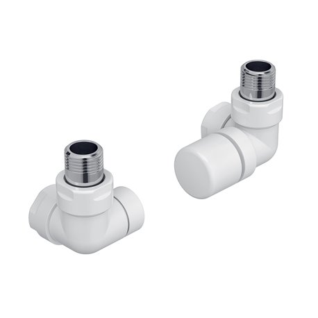Pack robinetterie manuelle thermostatisable bitube Kit E équerre d'angle, Coloris au choix