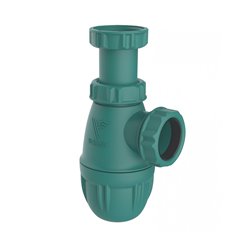 Siphon de lavabo filet de pêche recyclé OCEAN'UP 61060017000 sortie Ø 32 mm vert