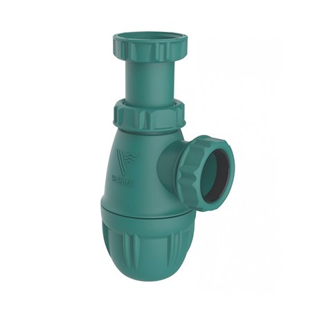 Siphon de lavabo filet de pêche recyclé OCEAN'UP 61060017000 sortie Ø 32 mm vert