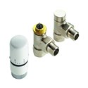 Pack Robinetterie manuelle thermostatisable coude 841128 blanc