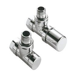 Pack robinetterie manuelle thermostatisable bitube 991368 Kit B coudé chromé