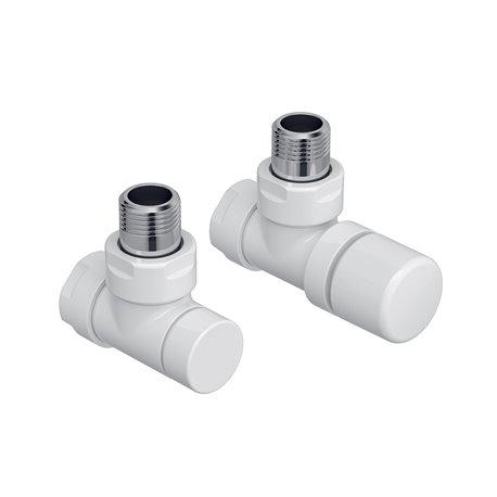Pack robinetterie manuelle thermostatisable bitube Kit B coudé, Coloris au choix