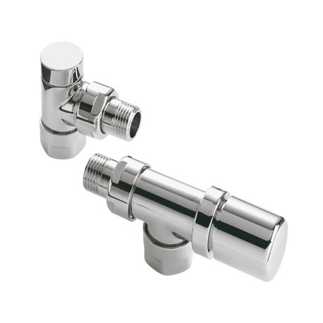 Pack robinetterie manuelle thermostatisable bitube 991388 Kit D équerre inversé chromé
