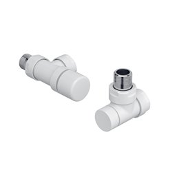 Pack robinetterie manuelle thermostatisable bitube Kit D équerre inversé, Coloris au choix
