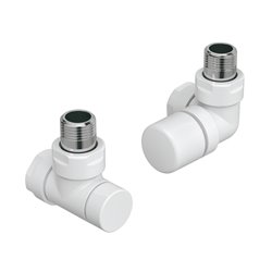 Pack robinetterie manuelle thermostatisable bitube Kit G équerre d'angle, Coloris au choix
