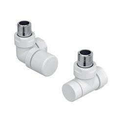 Pack robinetterie manuelle thermostatisable bitube Kit I équerre d'angle, Coloris au choix