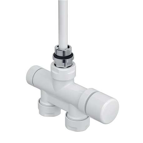 Pack robinetterie manuelle thermostatisable monopoint 991541 Kit J droit blanc