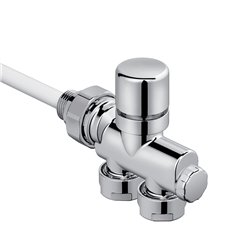 Pack robinetterie manuelle thermostatisable monopoint 991578 Kit N droit chromé
