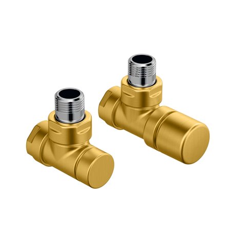 Pack robinetterie manuelle thermostatisable bitube 839250 Kit B coudé Laiton Pack robinetterie manuelle thermostatisable bitube 839250 Kit B coudé Laiton