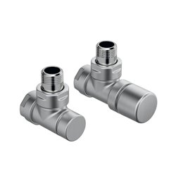 Pack robinetterie manuelle thermostatisable bitube 839260 Kit B coudé Aluminium