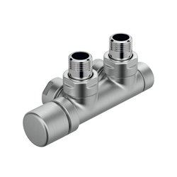 Pack robinetterie manuelle thermostatisable en H 839330 Kit Q coudé tête à gauche Aluminium