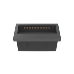 Spot encastrable LED Balise 140x70 mm 3W rectangulaire 3000K IP65 ZEPHYR 100804