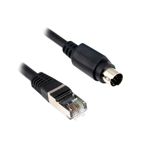 Câble liaison série Uni-Telway/Modbus XBTZ9780 mâle 1mini DIN +1RJ45 2,5 m