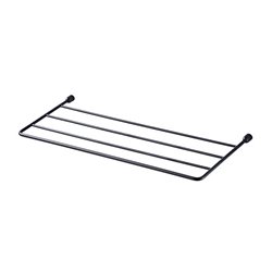 Tablette porte-serviettes 50 cm pour radiateur Fassane Spa/Régate 480909-DESTOCK Black Matt 0557