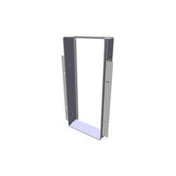 Cadre rectangulaire ZENFRM-100-045 pour sèche-serviettes Acova Zenia