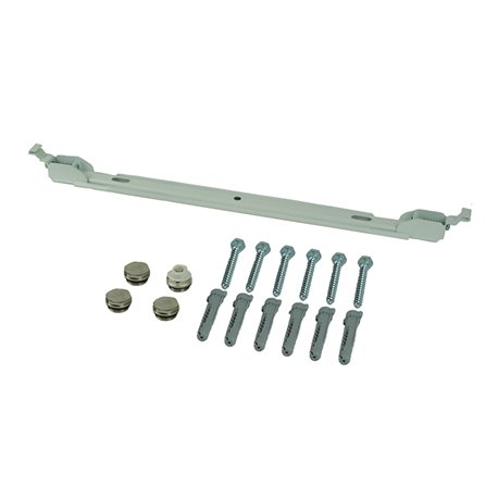 Set de montage blanc pour console de fixation de radiateur vertical type 10
