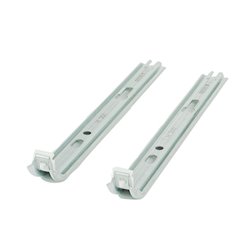 Consoles de fixation blanches pour radiateur vertical type 10 de largeur 600 mm