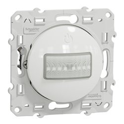 Détecteur de présence et de mouvement blanc Odace S520523 Blanc 3 fils toutes charges