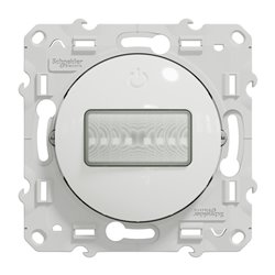 Détecteur de présence et de mouvement blanc Odace S520523 Blanc 3 fils toutes charges