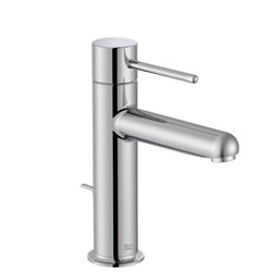 Mitigeur lavabo Nu version S avec vidage automatique poignée fine chromé H 175 mm