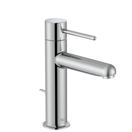 Mitigeur lavabo Nu version S avec vidage automatique poignée fine chromé H 175 mm