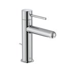 Mitigeur lavabo Nu version S avec vidage automatique poignée fine chromé H 175 mm