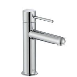 Mitigeur lavabo Nu version S corps lisse poignée fine chromé H 175 mm