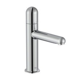 Mitigeur lavabo Nu version S corps lisse poignée dôme chromé H 192 mm
