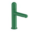 Mitigeur lavabo Nu version S corps lisse poignée dôme vert menthe H 192 mm