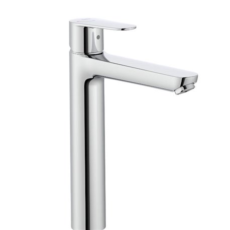 Mitigeur lavabo Victoria plus version XL avec clic-clac cold start chromé H 272 mm